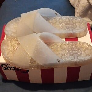 Womens jelly slides size 10 nwb